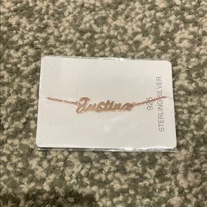 Justina Name Bracelet